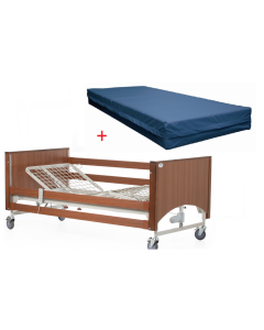 Alerta Lomond Standard Bed Walnut With Mattress Package