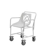 Mobile Shower Chair with Detachable Arms & Brakes Mobile Shower Chair with Detachable Arms & Brakes