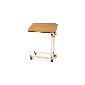 Alerta Overbed Table Oak With Castors Alerta Overbed Table Oak With Castors